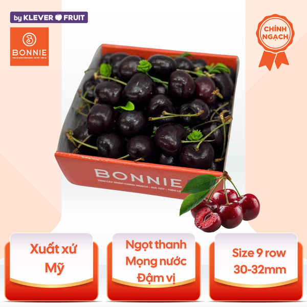 Cherry SupperBig Mỹ size 9 row - USA Cherry