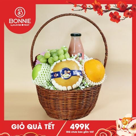 Giỏ Quà Tết Tone Nâu