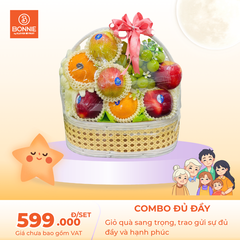 Giỏ Quà Trung Thu Đủ Đầy