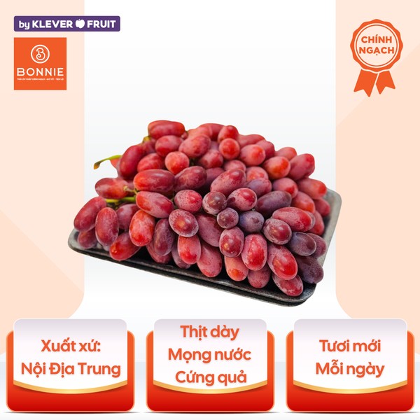Nho Đỏ Hoàng Hậu - Nho Nội Địa Trung