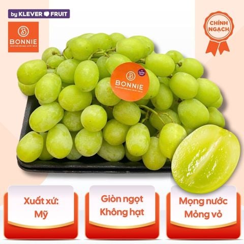 Nho Xanh Không Hạt Mỹ