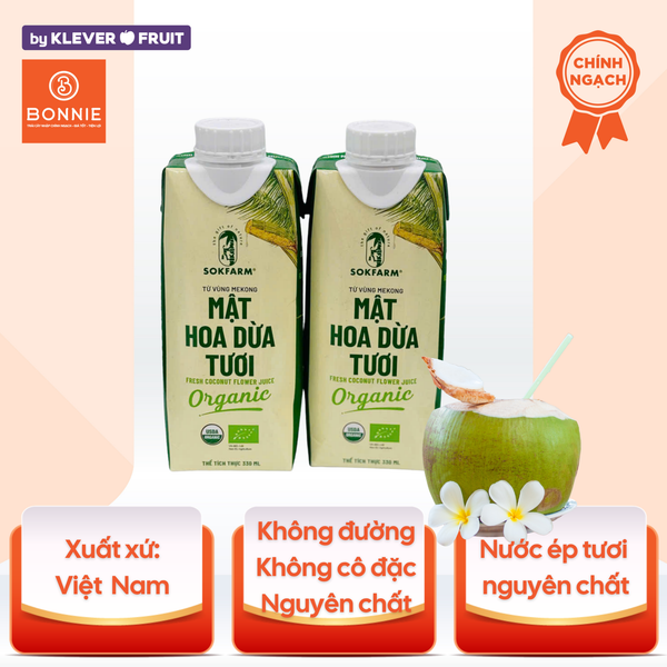 Nước Mật Hoa Dừa Tươi Organic