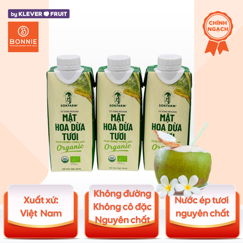 Nước Mật Hoa Dừa Tươi Organic