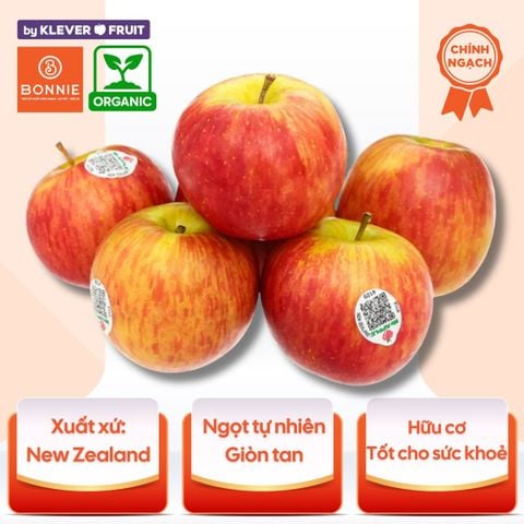 Táo Fuji Organic New Zealand - Táo Hữu Cơ