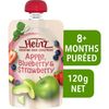  Túi Táo, Dâu Và Việt Quất Nghiền HEINZ 120g - Heinz apple blueberry & strawberry 