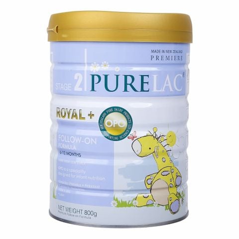 Sữa Purelac số 1 2 3 800g (1 - 3 tuổi) Royal+ Toddler Formula