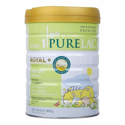 Sữa Purelac số 1 2 3 800g (1 - 3 tuổi) Royal+ Toddler Formula