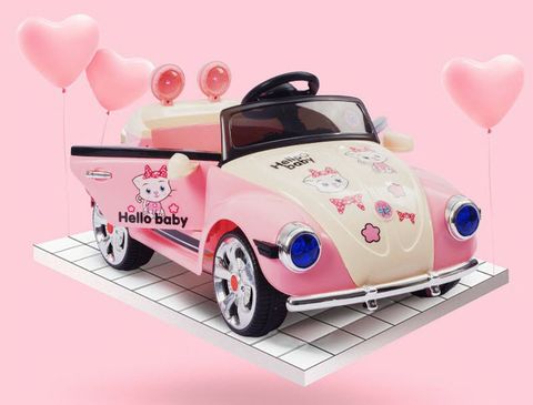 Xe ô tô điện Hello Kitty