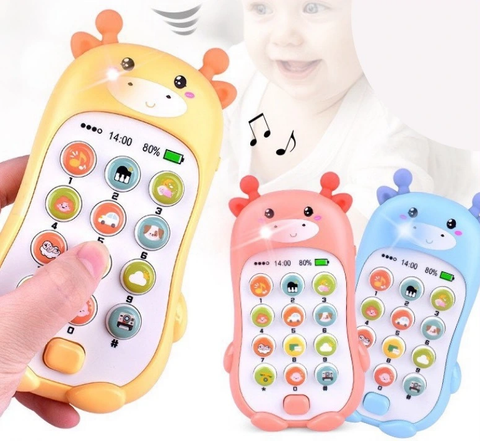 Điện thoại đồ chơi cầm tay cho bé hình thú đáng yêu (30 điểm)