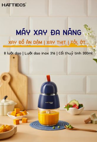 Máy xay Hattiecs nâng cấp 8 lưỡi - HCP-A7