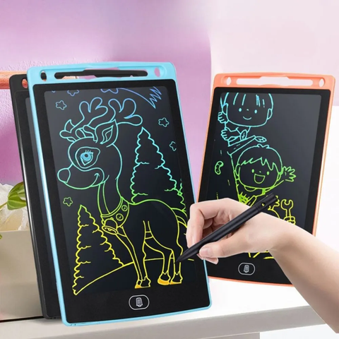 Bảng vẽ điện tử tự xóa thông minh màn hình LCD đa sắc 12 inch cho bé (30 điểm)