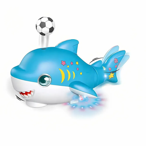 Đồ chơi cá mập thổi bóng có nhạc và đèn led vui nhộn cho bé