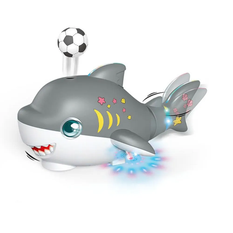 Đồ chơi cá mập thổi bóng có nhạc và đèn led vui nhộn cho bé