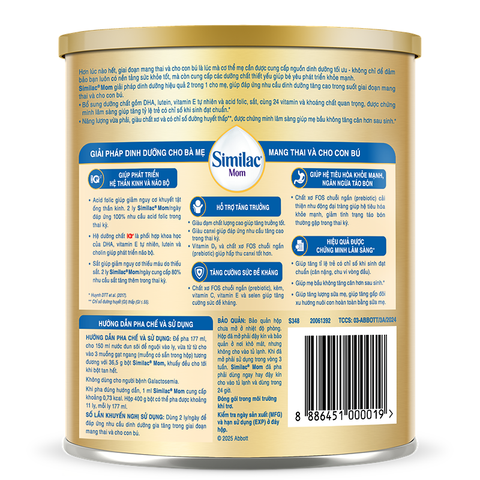Sữa Bột Similac Mom Hộp 400G