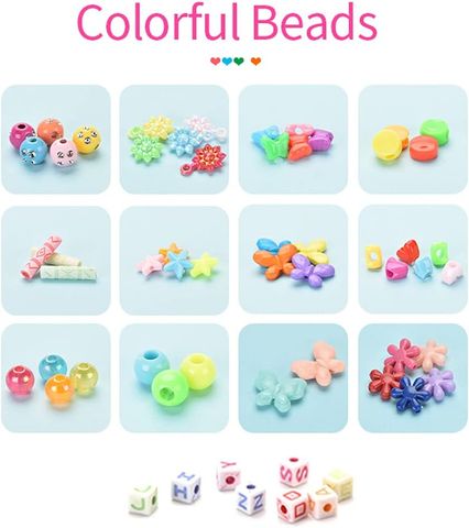 Hộp xâu vòng A6, bộ xâu hạt vòng DIY sáng tạo Becids design (30 điểm)