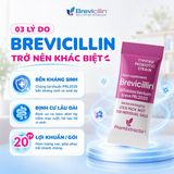 Men vi sinh Brevicillin (Hộp 20 gói)