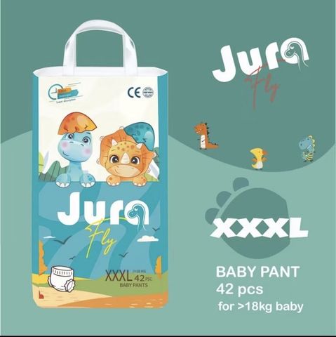 Bỉm quần Jura Fly XXXL42 (cho bé >18kg)