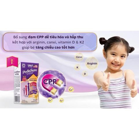 Sữa Nước PediaSure 110ml Abbott Chính Hãng Pha Sẵn Cho Bé 1–10 Tuổi | Hỗ Trợ Tăng Cân Chiều Cao