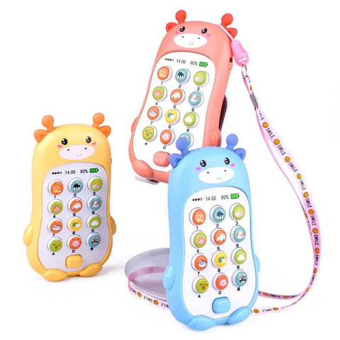 Điện thoại đồ chơi cầm tay cho bé hình thú đáng yêu (30 điểm)