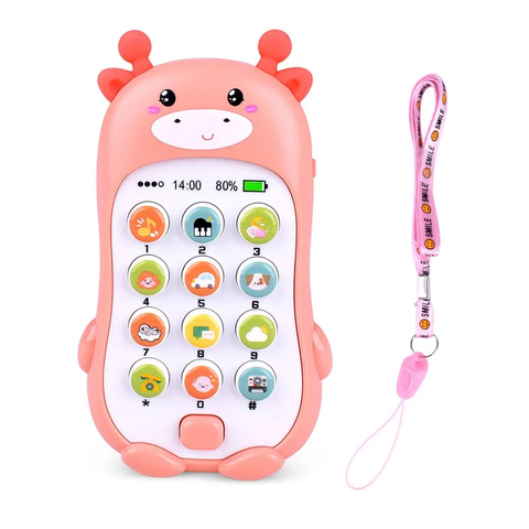 Điện thoại đồ chơi cầm tay cho bé hình thú đáng yêu (30 điểm)