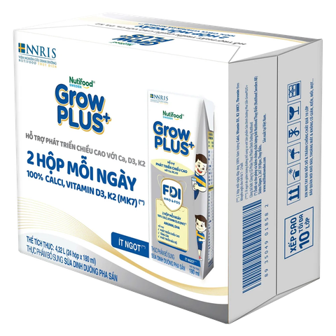 SBPS Nutifood GrowPLUS+ Cao Lớn Bạc