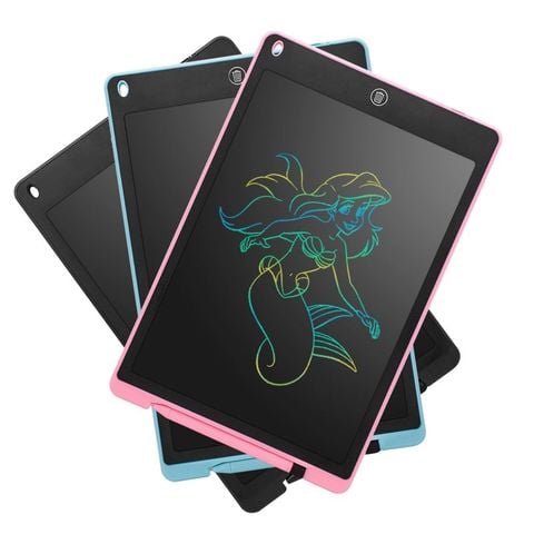 Bảng vẽ điện tử tự xóa thông minh màn hình LCD đa sắc 12 inch cho bé (30 điểm)