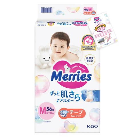 Bỉm Tã dán Merries Nhập Khẩu