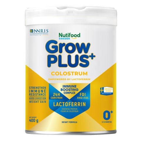 Sữa Nutifood GrowPLUS+ Colostrum Lactoferrin Số 0 1 2 800g