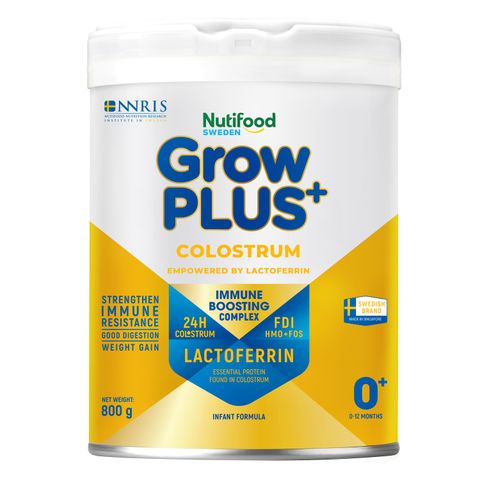 Sữa Nutifood GrowPLUS+ Colostrum Lactoferrin Số 0 1 2 800g