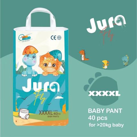 Bỉm quần Jura Fly XXXXL40 (cho bé >20kg)