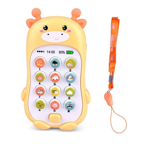 Điện thoại đồ chơi cầm tay cho bé hình thú đáng yêu (30 điểm)