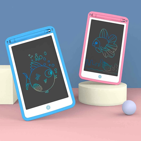 Bảng vẽ điện tử tự xóa thông minh màn hình LCD đa sắc 12 inch cho bé (30 điểm)