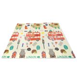 Thảm Trải Sàn Xốp XPE 2 Mặt Phủ Silicone Chống Thấm Gấp Gọn