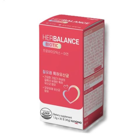 Men Vi Sinh Phụ Khoa Herbalance Biotic - Hộp 30 Gói - Hàn Quốc