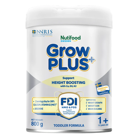 Sữa bột Nutifood GrowPLUS+ Cao Lớn bạc hương vani 800g