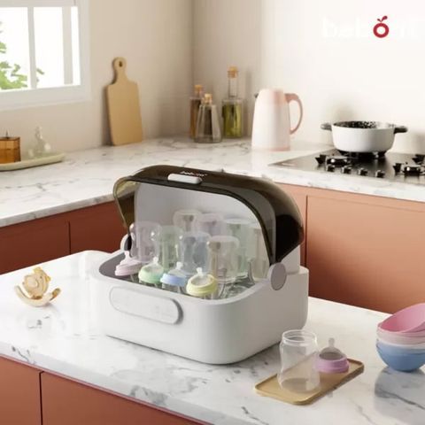 Máy úp bình sữa, tiệt trùng UVC, sấy khô và bảo quản Beborn SB01