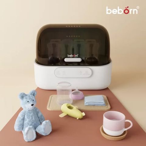 Máy úp bình sữa, tiệt trùng UVC, sấy khô và bảo quản Beborn SB01