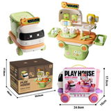 Đồ chơi xe kéo 2 trong 1 cho bé, xe ô tô biến hình