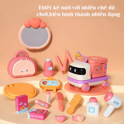 Đồ chơi xe kéo 2 trong 1 cho bé, xe ô tô biến hình