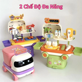 Đồ chơi xe kéo 2 trong 1 cho bé, xe ô tô biến hình