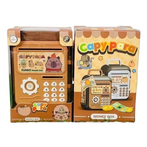 Đồ chơi két sắt mini hoạ tiết Capypara (30 điểm)