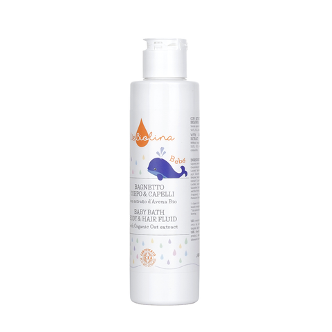 Gel tắm gội cho bé với Chiết xuất Yến mạch Hữu cơ Nebiolina