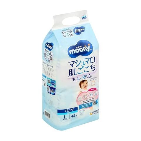 Tã quần cho bé trai Moony man size L 44 miếng (9 - 14 kg)