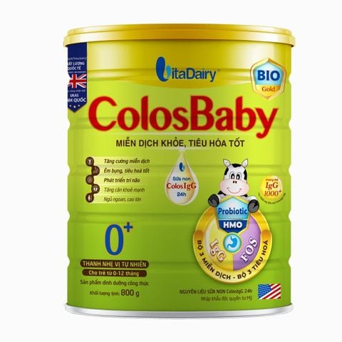 Sữa Bột ColosBaby Bio Gold (Sữa Non) Hương Vani