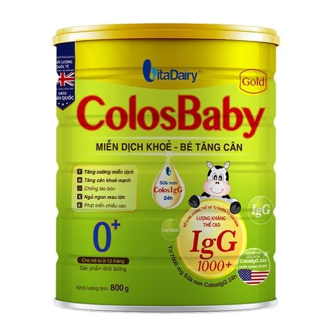 Sữa Bột ColosBaby Gold (Sữa Non) Hương Vani