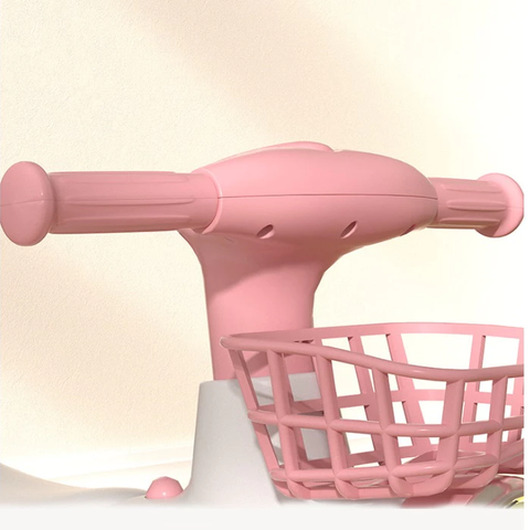 Xe chòi chân 618, 4 bánh thăng bằng, có đèn, có giỏ