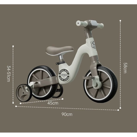 Xe đạp 3 bánh, xe chòi chân cao cấp Sport Happy Baby