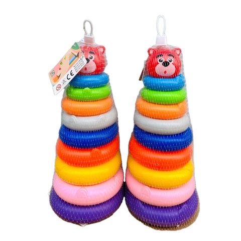 Đồ chơi tháp xếp chồng vòng nhiều mẫu hình thú size lớn (35 điểm)