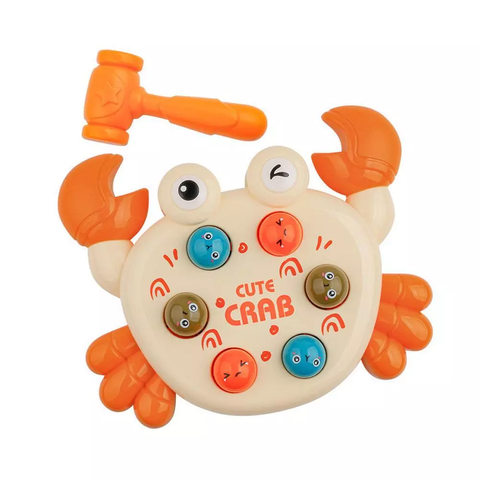 Đồ chơi đập chuột cho bé hình con cua dễ thương (30 điểm)