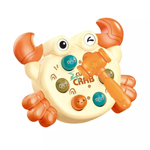 Đồ chơi đập chuột cho bé hình con cua dễ thương (30 điểm)